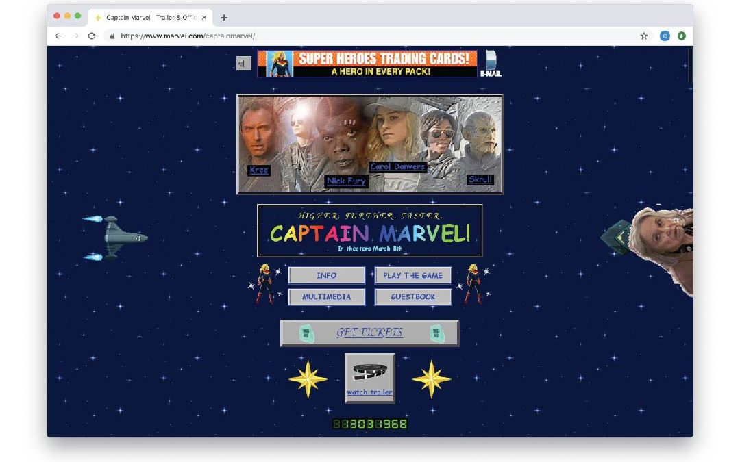 Two hard lessons about websites inspired by Captain Marvel
